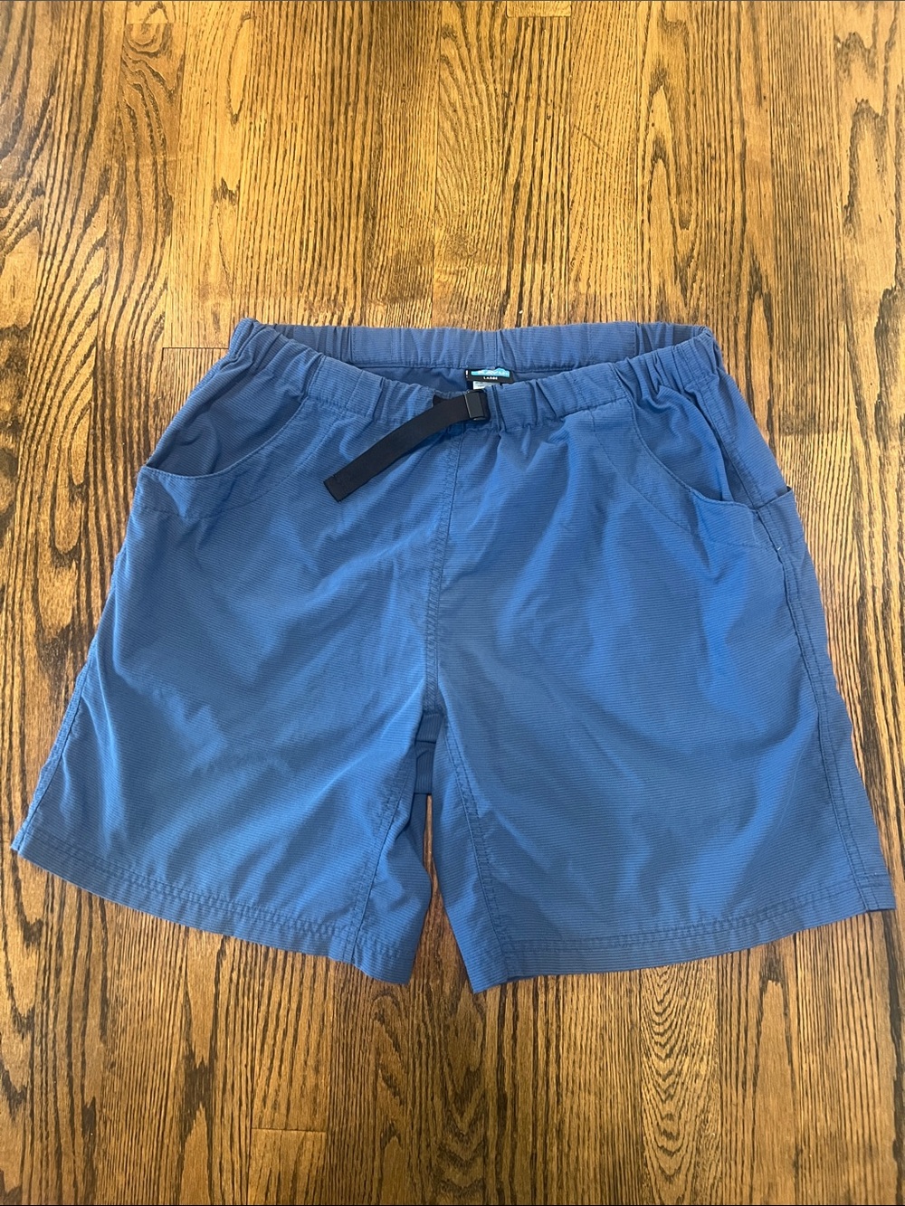 Kavu Men’s Blue Athletic Shorts with Built-in Belt